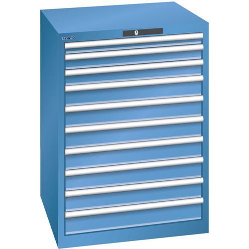 Armoire Bleu Cap. 717x725x1000 Avec 10 Tir. 200kg