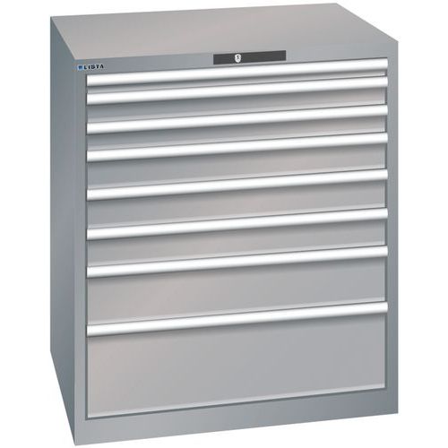 Armoire Gris Pigeon 870x725x1000 Avec 8 Tir. 75kg