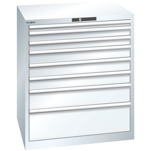 Armoire Blanc Pur 870x725x1000 Avec 8 Tir. 75kg _ 78.698.110