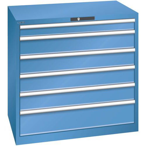 Armoire Bleu Cap. 1023x725x1000 Avec 6 Tir. 200kg
