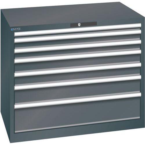 Armoire Noir 1023x725x850 Avec 7 Tir. 75kg _ 78.806.060