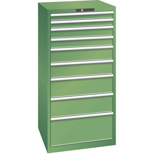 Armoire Vert 717x725x1450 Avec 9 Tir. 75kg _ 78.309.030