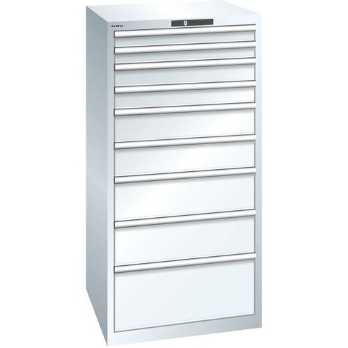 Armoire Blanc Pur 717x725x1450 Avec 9 Tir. 75kg _ 78.309.110