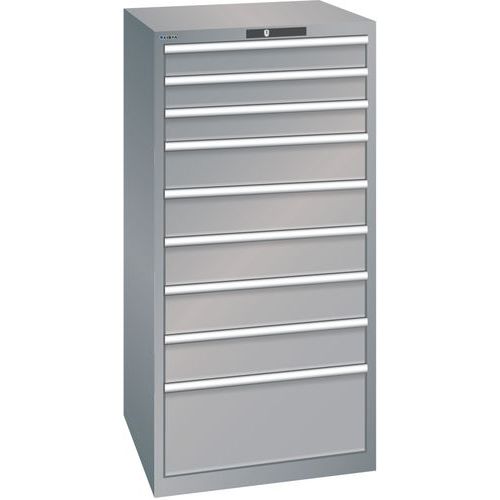 Armoire Gris Pigeon 717x725x1450 Avec 9 Tir. 75kg
