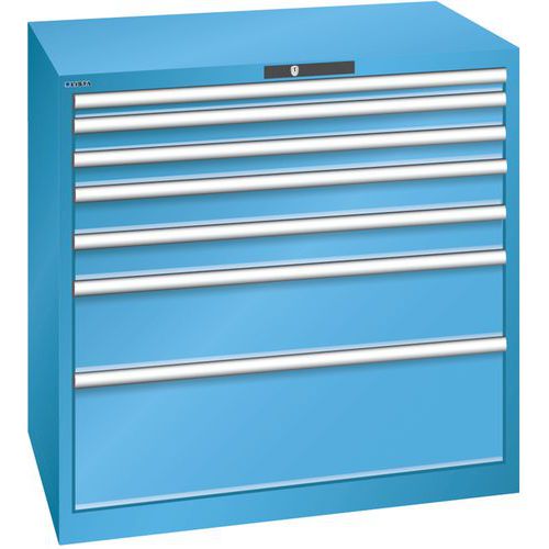 Armoire Bleu Clair 1023x725x1000 Avec 7 Tir. 75kg