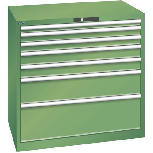 Armoire Vert 1023x725x1000 Avec 7 Tir. 75kg _ 78.292.030