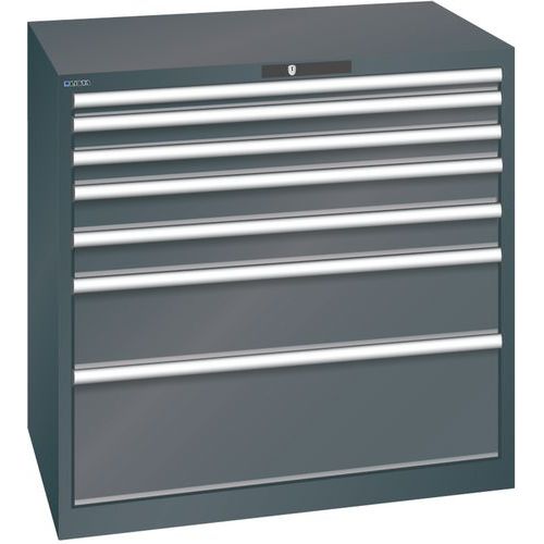 Armoire Noir 1023x725x1000 Avec 7 Tir. 75kg _ 78.292.060