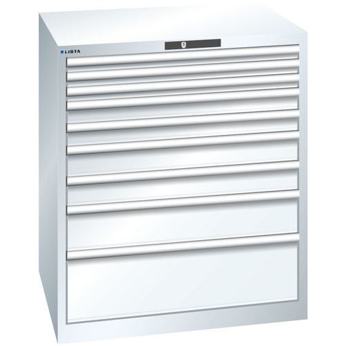 Armoire Blanc Pur 870x725x1000 Avec 9 Tir. 75kg _ 78.702.110