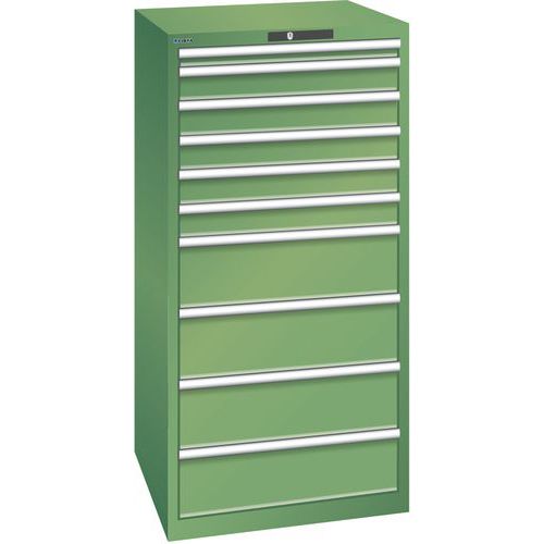 Armoire Vert 717x725x1450 Avec 10 Tir. 75kg _ 78.313.030