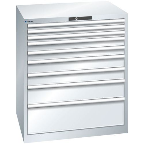 Armoire Gris Clair 870x725x1000 Avec 9 Tir. 200kg