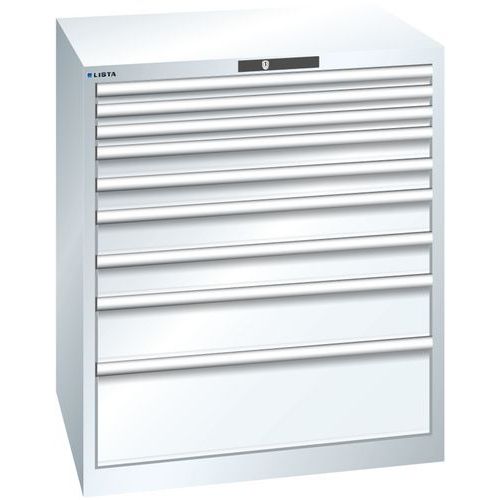 Armoire Blanc Pur 870x725x1000 Avec 9 Tir. 200kg