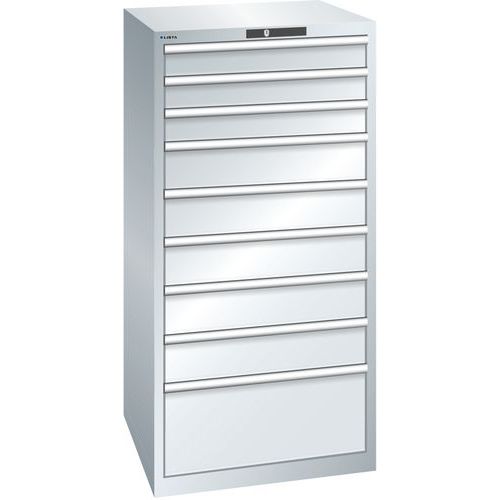 Armoire Gris Clair 717x725x1450 Avec 9 Tir. 200kg