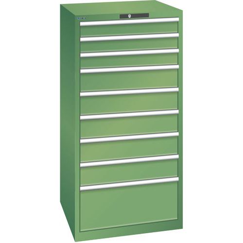 Armoire Vert 717x725x1450 Avec 9 Tir. 200kg _ 13.106.030