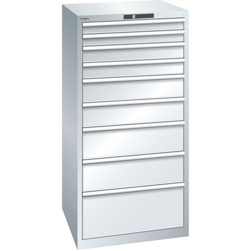 Armoire Gris Clair 717x725x1450 Avec 9 Tir. 200kg