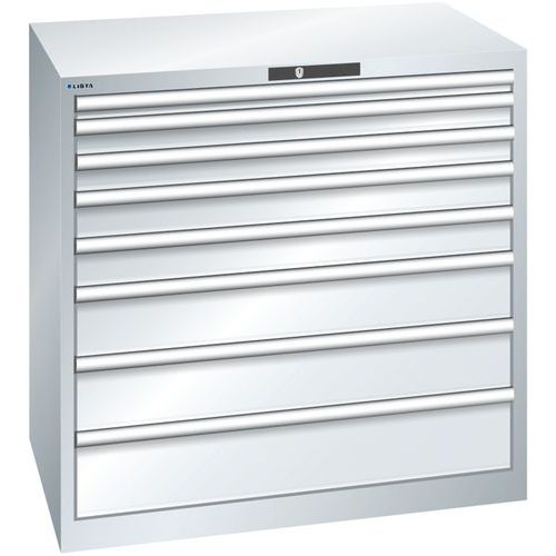 Armoire Gris Clair 1023x725x1000 Avec 8 Tir. 75kg