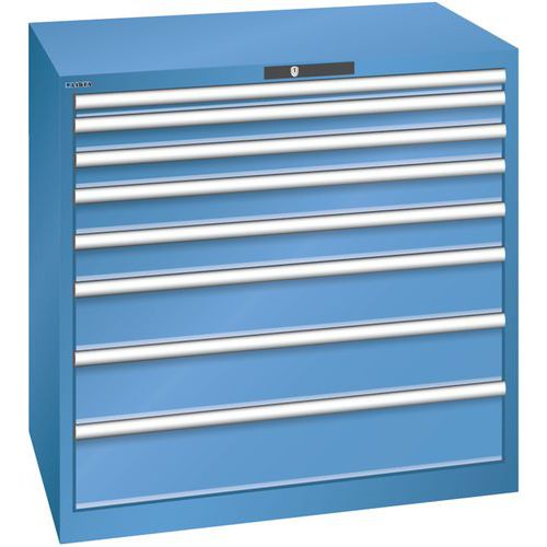 Armoire Bleu Cap. 1023x725x1000 Avec 8 Tir. 75kg
