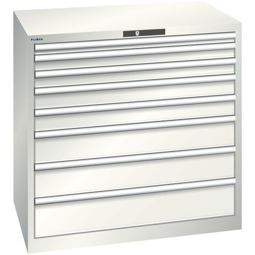 Armoire Blanc Gris 1023x725x1000 Avec 8 Tir. 75kg