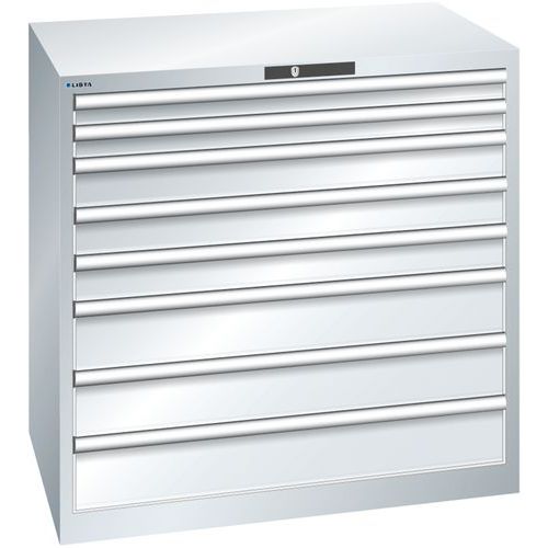 Armoire Gris Clair 1023x725x1000 Avec 8 Tir. 75kg