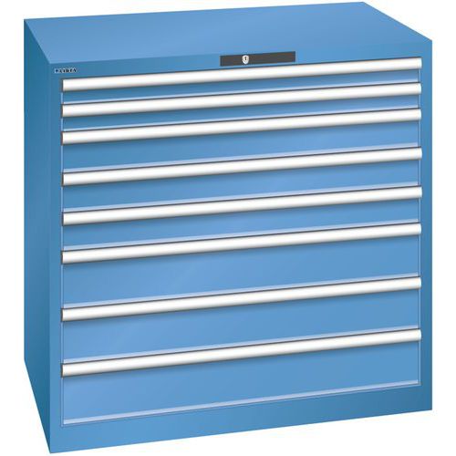 Armoire Bleu Cap. 1023x725x1000 Avec 8 Tir. 75kg