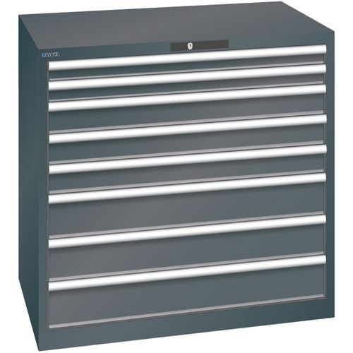 Armoire Noir 1023x725x1000 Avec 8 Tir. 75kg _ 78.294.060