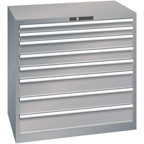 Armoire Gris Pigeon 1023x725x1000 Avec 8 Tir. 75kg