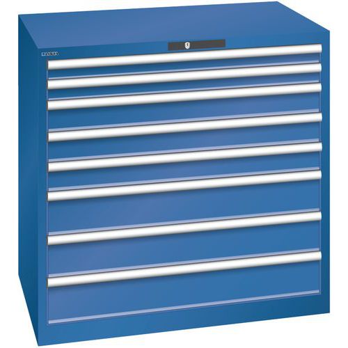 Armoire Bleu Gent. 1023x725x1000 Avec 8 Tiroirs 75kg