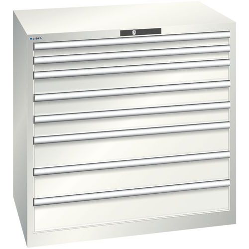 Armoire Blanc Gris 1023x725x1000 Avec 8 Tir. 75kg