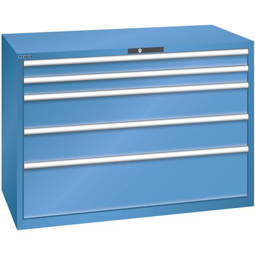 Armoire Bleu Cap. 1431x725x1000 Avec 5 Tir. 75kg