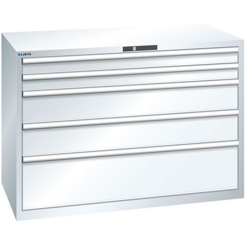 Armoire Blanc Pur 1431x725x1000 Avec 5 Tir. 75kg