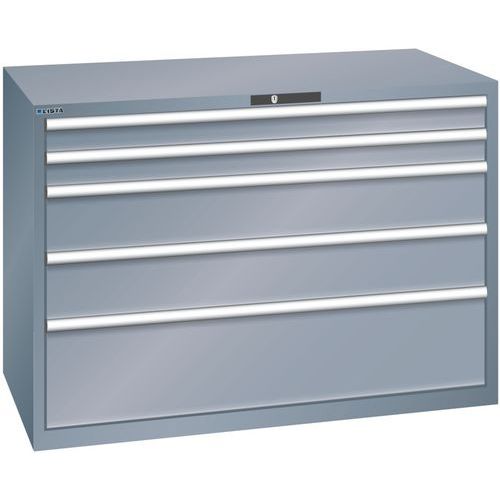 Armoire Gris 1431x725x1000 Avec 5 Tiroirs 200kg _ 79.494.050