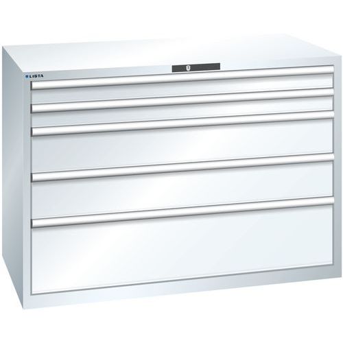 Armoire Blanc Pur 1431x725x1000 Avec 5 Tir. 200kg