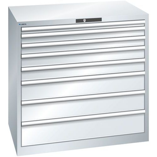 Armoire Gris Clair 1023x725x1000 Avec 8 Tir. 75kg