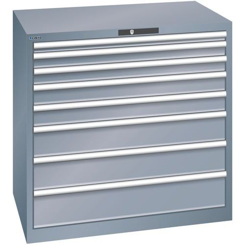 Armoire Gris 1023x725x1000 Avec 8 Tiroirs 75kg _ 12.541.050