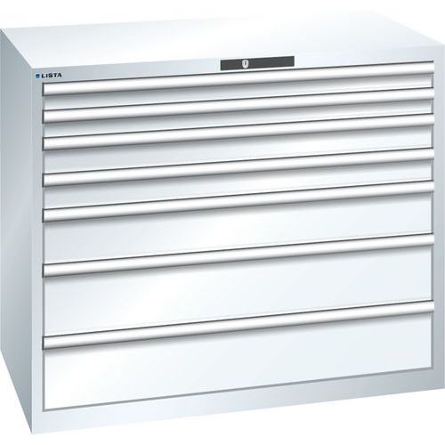 Armoire Blanc Pur 1193x725x1000 Avec 7 Tir. 75kg