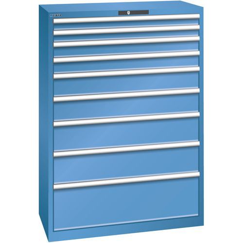 Armoire Bleu Cap. 1023x572x1450 Avec 9 Tir. 75kg