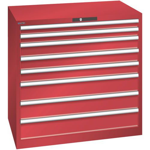 Armoire Rouge 1023x725x1000 Avec 8 Tir. 200kg _ 14.513.070