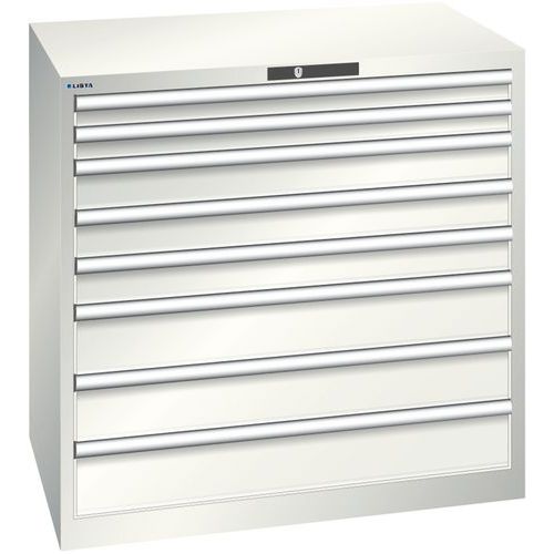 Armoire Blanc Gris 1023x725x1000 Avec 8 Tir. 200kg