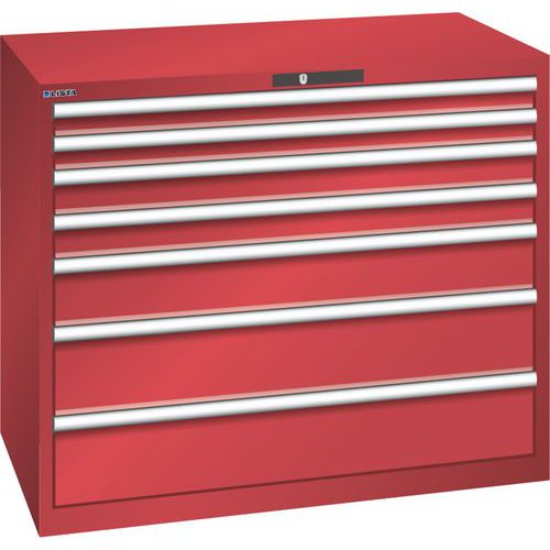 Armoire Rouge 1193x725x1000 Avec 7 Tir. 200kg _ 78.828.070