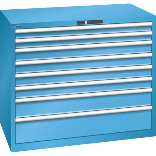 Armoire Bleu Clair 1193x725x1000 Avec 8 Tir. 75kg