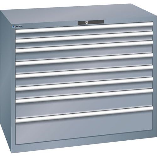 Armoire Gris 1193x725x1000 Avec 8 Tiroirs 75kg _ 78.830.050