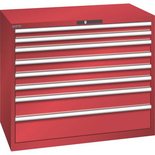 Armoire Rouge 1193x725x1000 Avec 8 Tir. 75kg _ 78.830.070