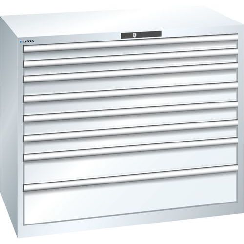 Armoire Blanc Pur 1193x725x1000 Avec 8 Tir. 75kg