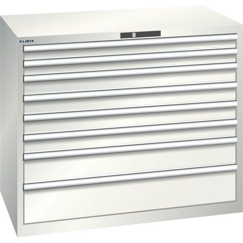 Armoire Blanc Gris 1193x725x1000 Avec 8 Tir. 75kg