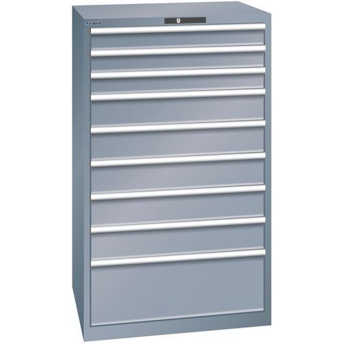 Armoires à Tiroirs Gris 870x725x1450 Avec 9 Tiroirs 75kg