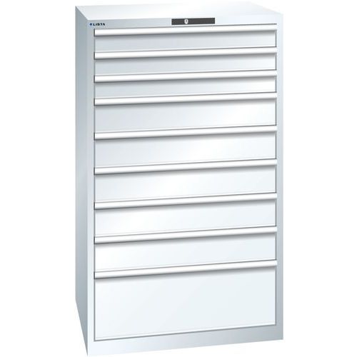Armoire Blanc Pur 870x725x1450 Avec 9 Tir. 75kg _ 78.706.110