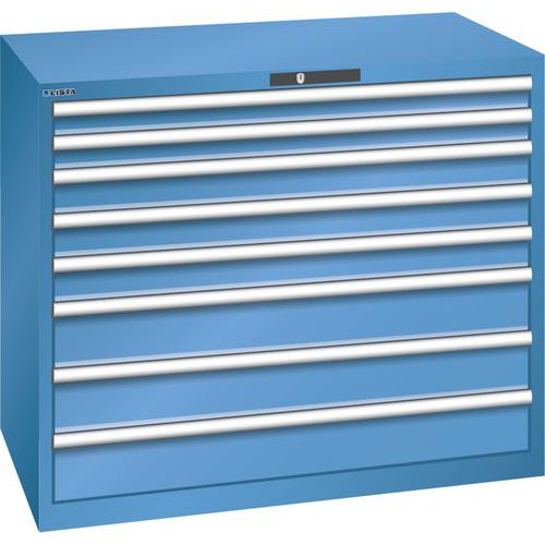 Armoire Bleu Cap. 1193x725x1000 Avec 8 Tir. 75kg