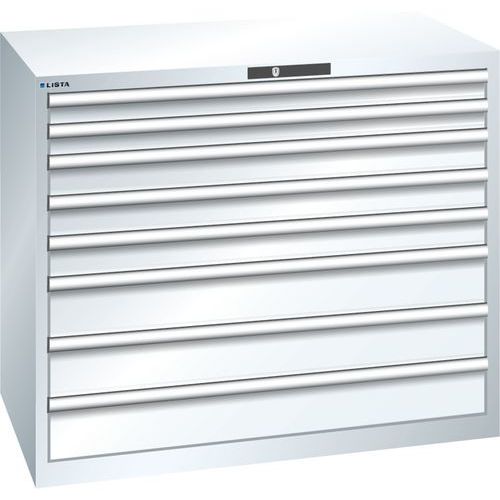 Armoire Blanc Pur 1193x725x1000 Avec 8 Tir. 75kg