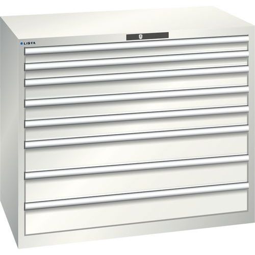 Armoire Blanc Gris 1193x725x1000 Avec 8 Tir. 75kg