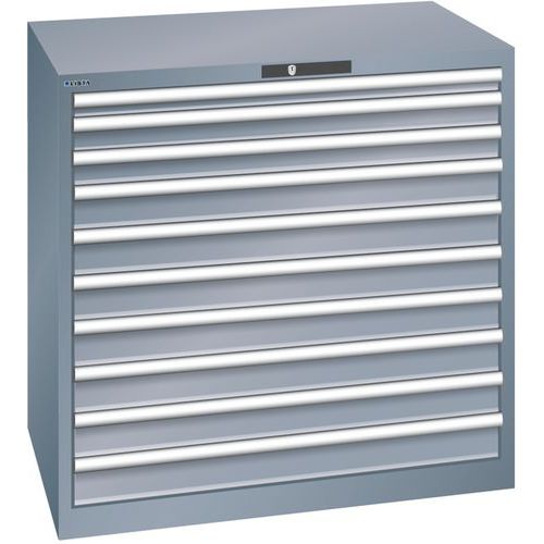Armoire Gris 1023x725x1000 Avec 10 Tiroirs 75kg _ 78.295.050