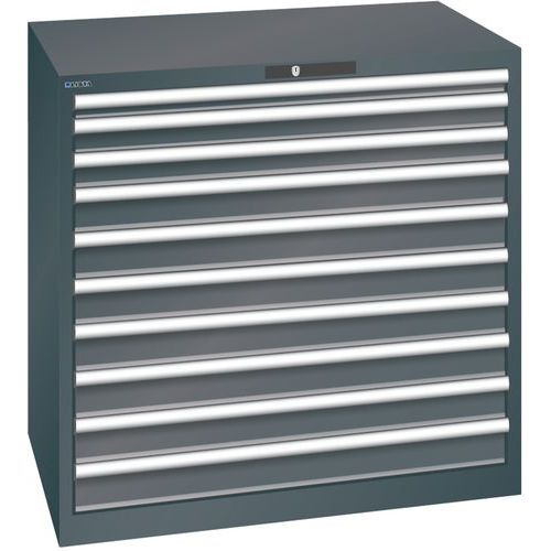 Armoire Noir 1023x725x1000 Avec 10 Tir. 75kg _ 78.295.060